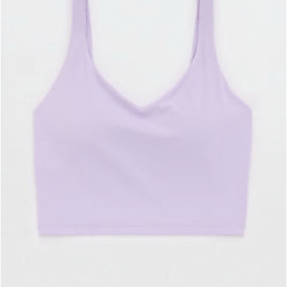 Arie Offline Lavender Crop Top